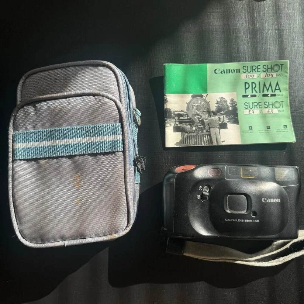 Canon sureshot vintage film camera